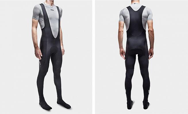 Isadore's Thermoroubaix Tights are padded winter tights with bib straps for long rides in cooler weather.