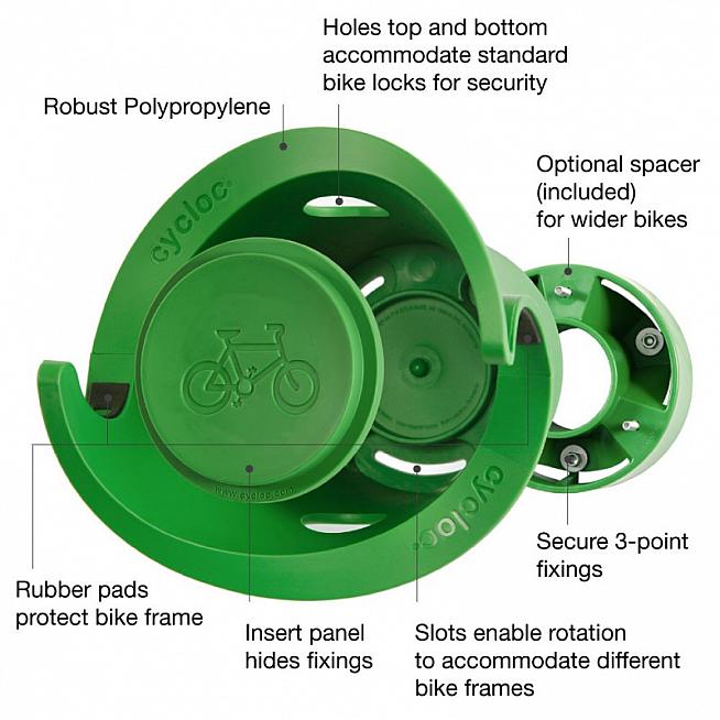 Cycloc Solo an elegant bike rack for the upwardly mobile cyclist Sportive