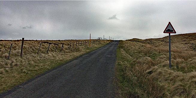 The route cuts across army firing ranges usually off limits to the public.