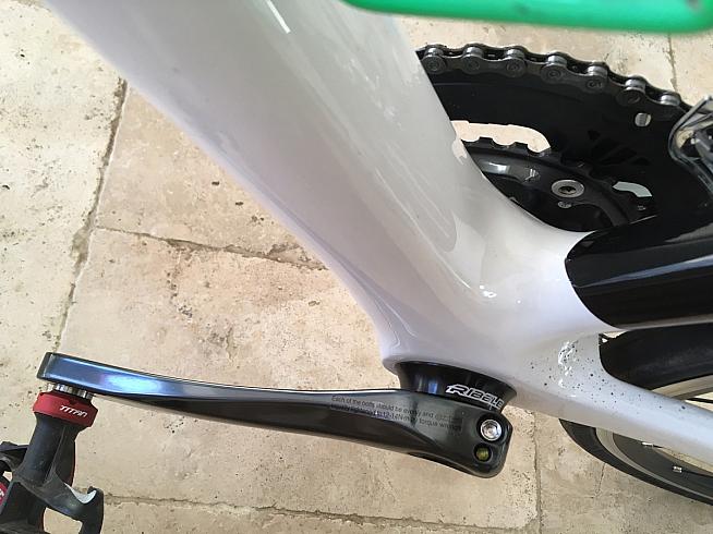 The Evo Pro now features a pressfit bottom bracket which allows the frame to be stiffened in this area.