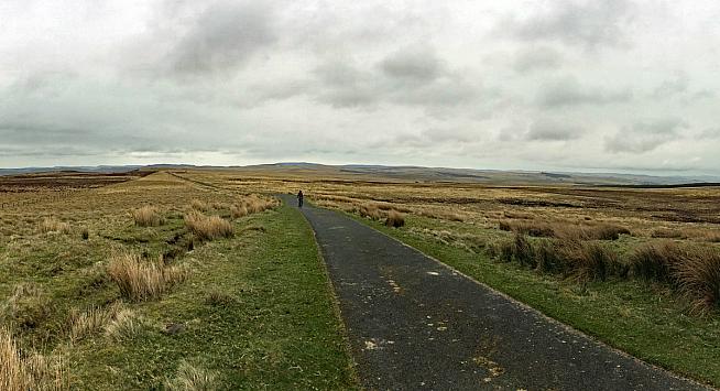 More sheep than people on the deserted Northumberland moors.