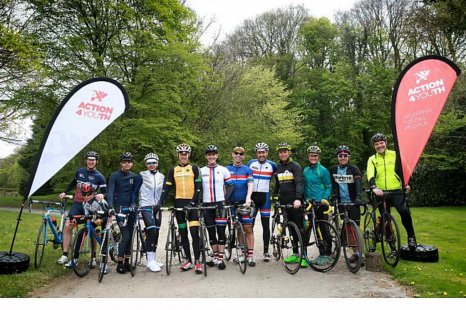 Roche and press in Amersham to preview the Chiltern 100 sportive and cycling festival.
