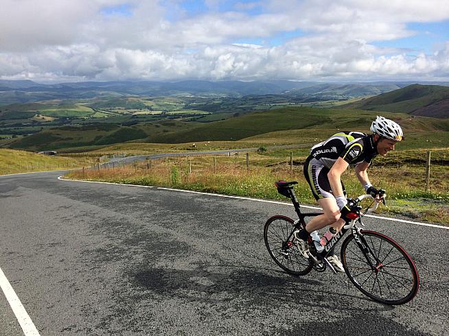 Test yourself on punishing climbs - and sweeping descents - en route to Aberystwyth.
