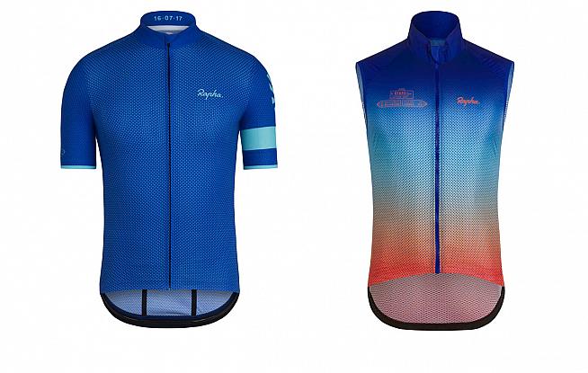 Stay cool on the way up and warm on the way down with the Etape jersey and gilet.