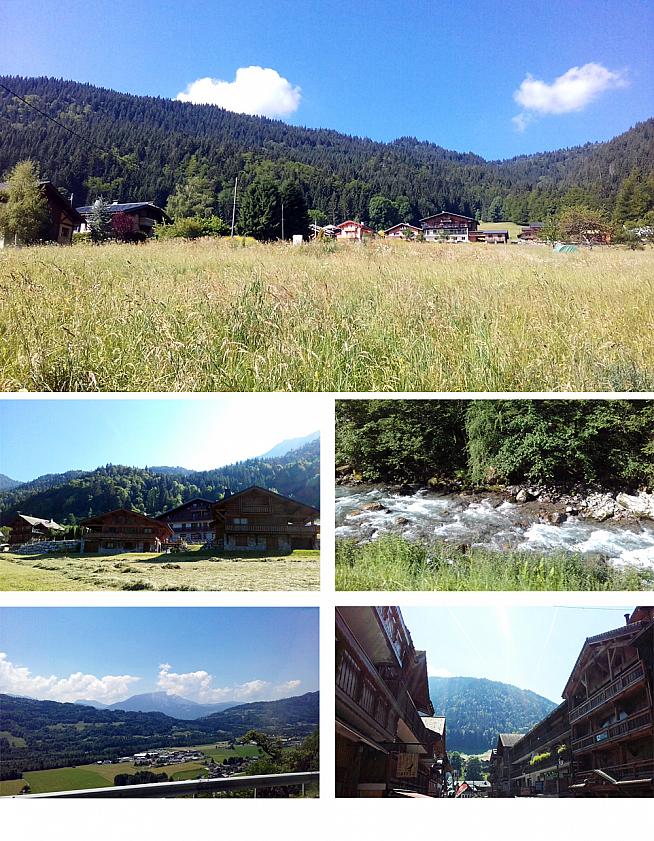 Morzine scenes.