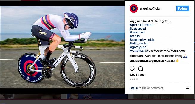 A Pinarello Bolide time trial bike similar to that stolen on Saturday night.