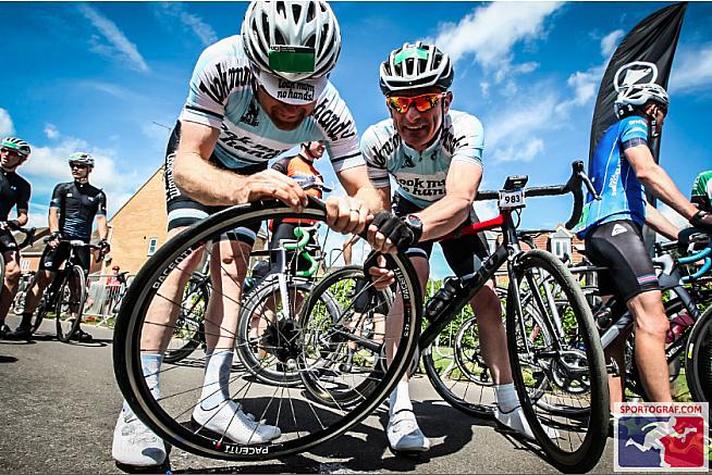 Stopping for a puncture? Rookie error - just ask Laura.