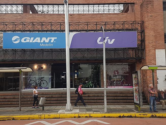 The Giant cycling shop in Medellin...great when it is open.