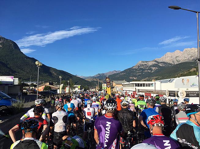 An Etape du Tour starting pen