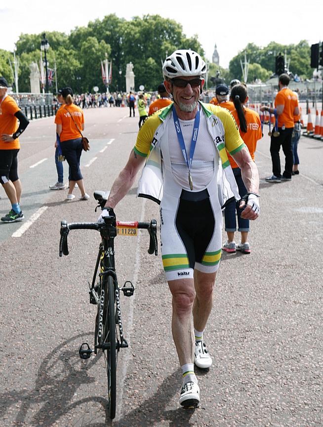 All smiles at the finish. Roll on 2018!