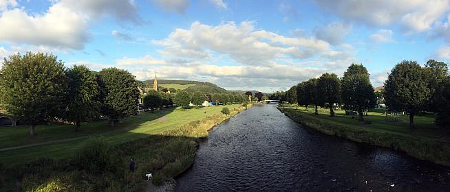 Beautiful Peebles hosts the Tour O The Borders. Photo: OllyTownsend