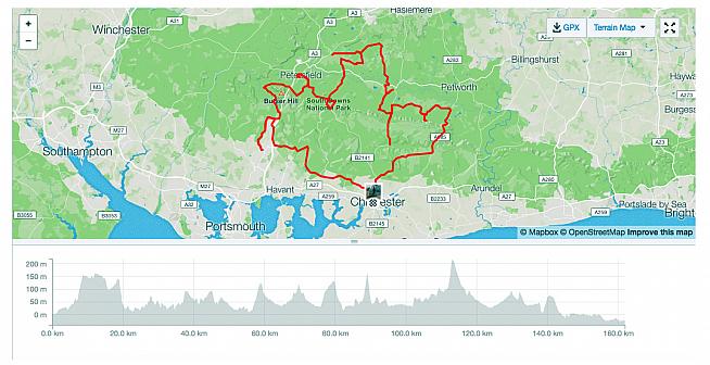 The South Downs 100...with a few detours to make up the numbers.