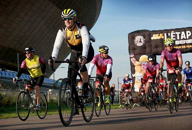 TP ICAP L'Etape London rolls out from the capital's Olympic Park.