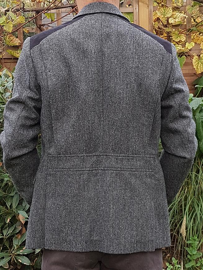 The jacket viewed from the back.