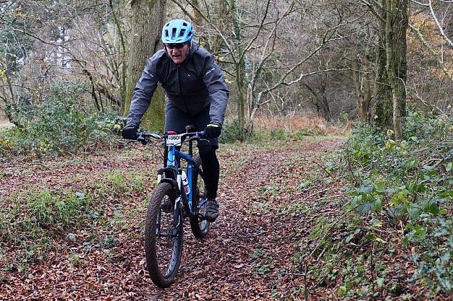 A long way from Briancon... Andy swaps the road bike for a mid-fat winter sled.