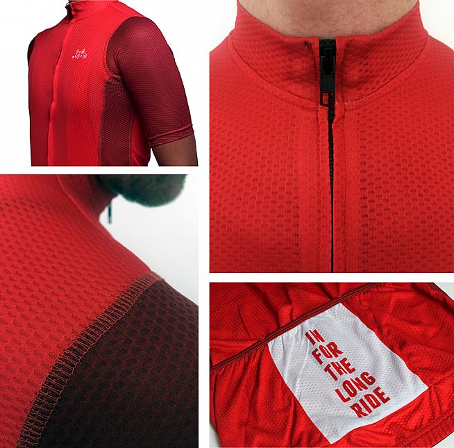 Every detail has been thought through after consultation with RedWhite's customer base to provide a jersey that meets cyclists' needs.