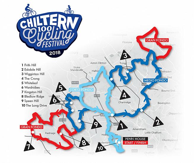 Explore an official Area of Outstanding Natural Beauty on the Chiltern 100 sportive.