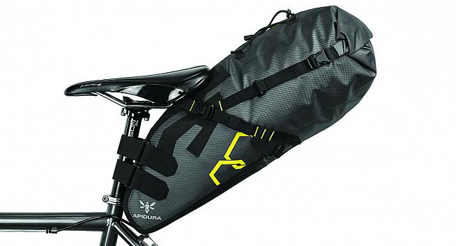 WIth its 17L capacity the Apidura Expedition saddle pack opens up a world of fast touring on your best bike.