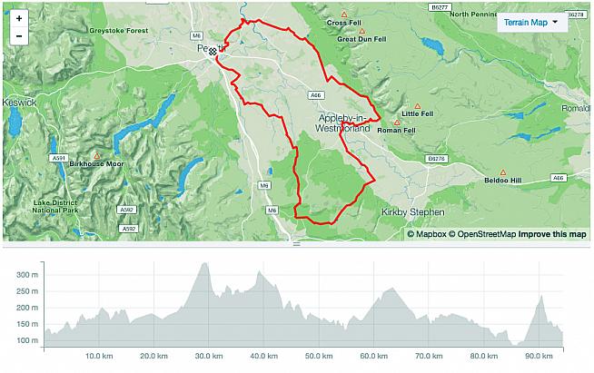 The 60-mile route starts in Penrith and carefully avoids most of the local 'big beasts'. But watch out for a sting in the tail...