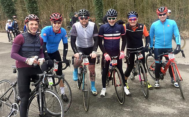 Ben and his merry band enjoyed Franky's hospitality before tackling this year's Flanders sportive.