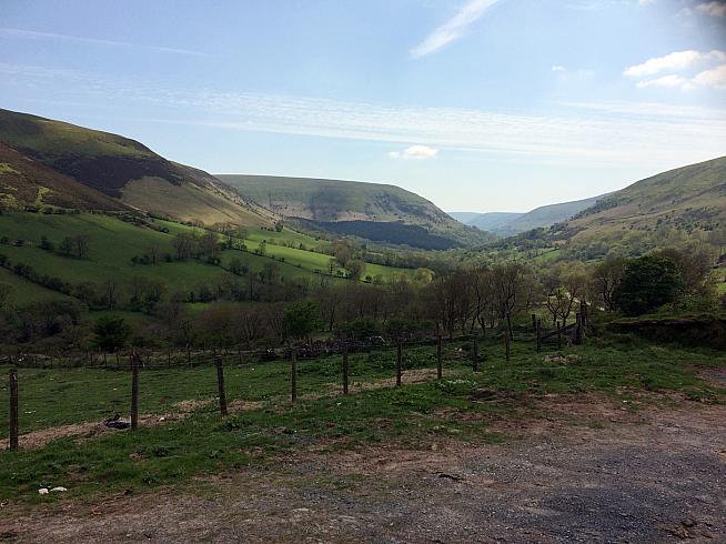 Gospel Pass is the highest road in the Brecon Beacons and rewards cyclists with some great views.