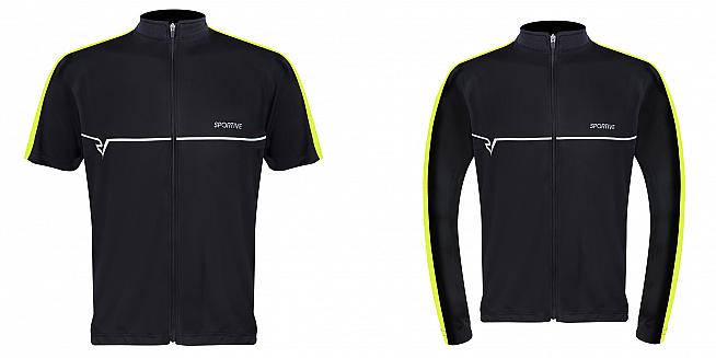The Sportive jersey is available in long and short sleeve versions and can be worn as a base layer in cooler months.