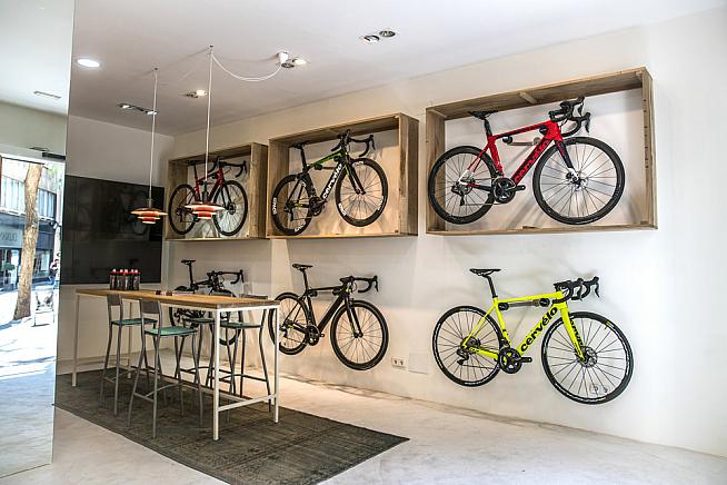 Café du Cycliste's new store in Palma offers a full range of kit alongside Cervelo hire bikes.