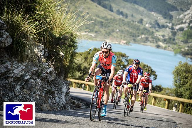 Enjoying the views on the 2018 edition of the Mallorca 312. Credit: Sportograf