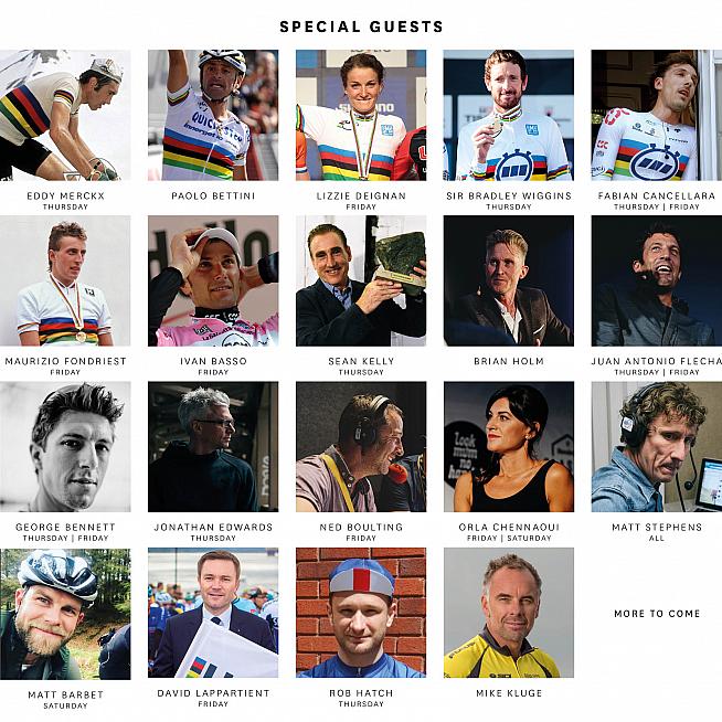 How many world champions can you fit in one room? Rouleur Classic is gunning for the record.