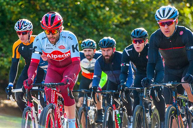 Alex Dowsett of Team Katusha set a fastest lap of 8'42'. Photo: Leo Francis / Red Bull