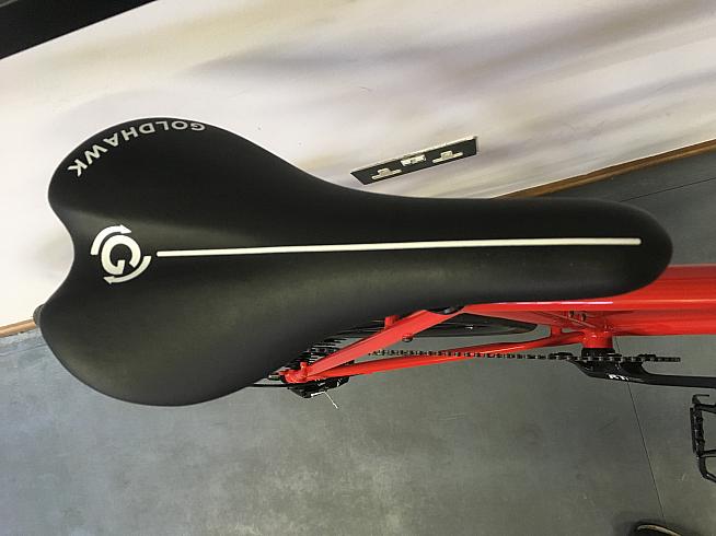 Goldhawk-branded finishing kit like this saddle has been commissioned especially rather than bought off the peg.