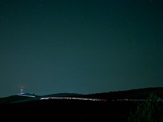 Mont Ventoux by night. That's just the warm-up. Credit: Michael Blann Photography