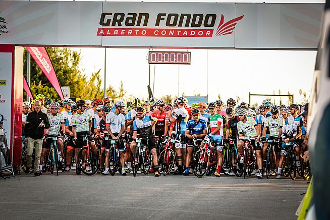 A packed start grid: every sportive organiser's dream!