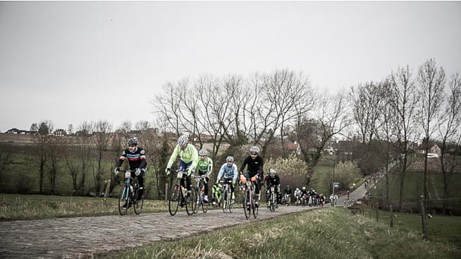 Imagine this but in full colour. The new Vlaanderens Mooiste sportive offers a taste of Flanders in summer.