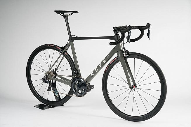 The Nove Race is a lightweight frameset designed for getting up mountains fast.