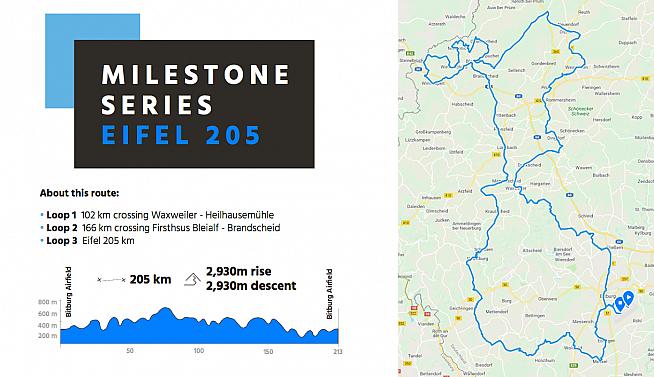 A first look at the course for the new Eifel 205 sportive.