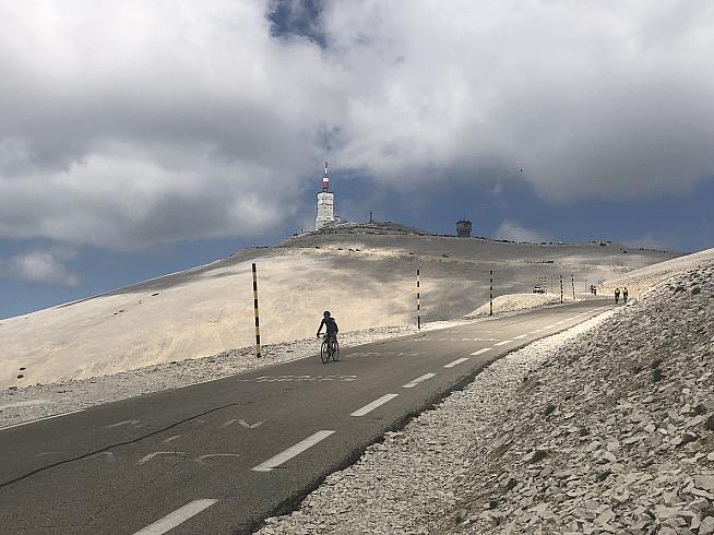 The weather station atop Mont Ventoux. Image: DC