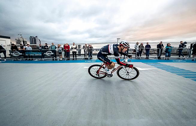 Pit yourself against fellow competitors in a race up Victoria Leeds multi-storey car park. Photo: Joe Cotterill