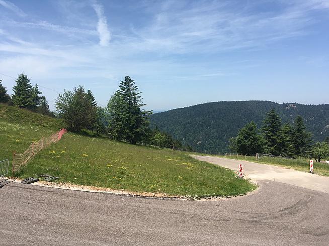 The start of the newly surfaced final section to the summit.