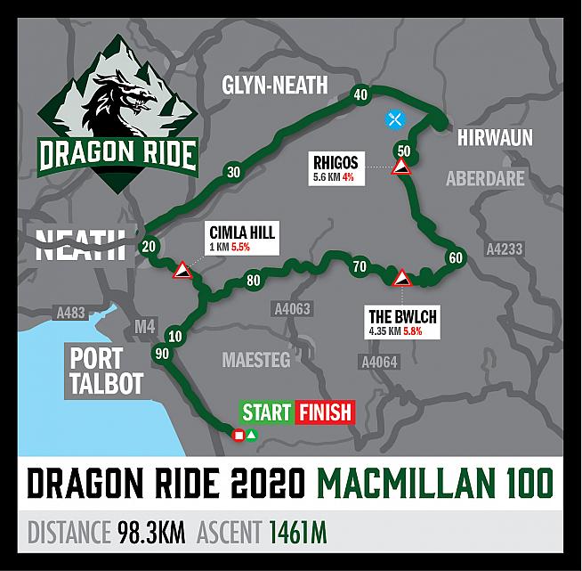 The Macmillan 100 offers riders a more accessible chance to experience the beautiful South Wales countryside.
