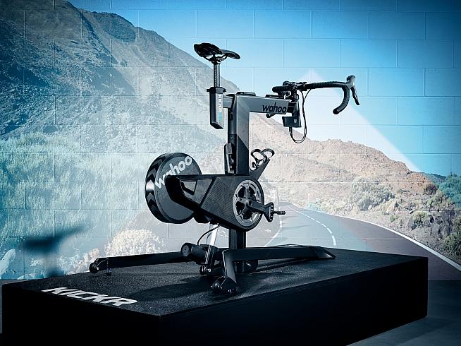 The new KICKR BIKE integrates with virtual training apps for a new level of realism in indoor cycling.