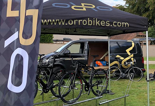 Ride sponsors Orro had a few bikes on show.