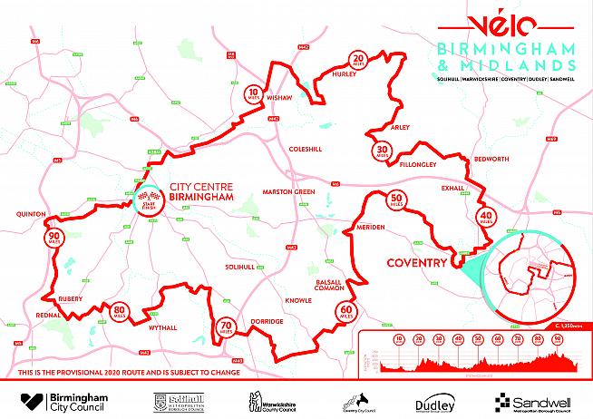 Entries for Velo Birmingham & Midlands 2020 are now on general sale.