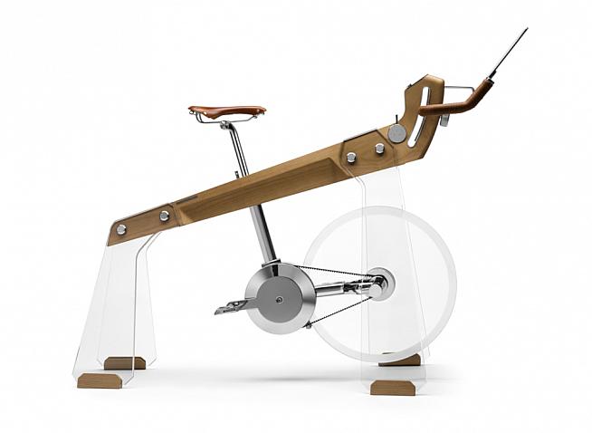Art installation or turbo trainer? The Fuoripista looks good to hide in your garage.