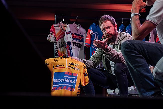 Sir Bradley Wiggins was among the stars on stage. Sean Hardy  Rouleur Classic LDN