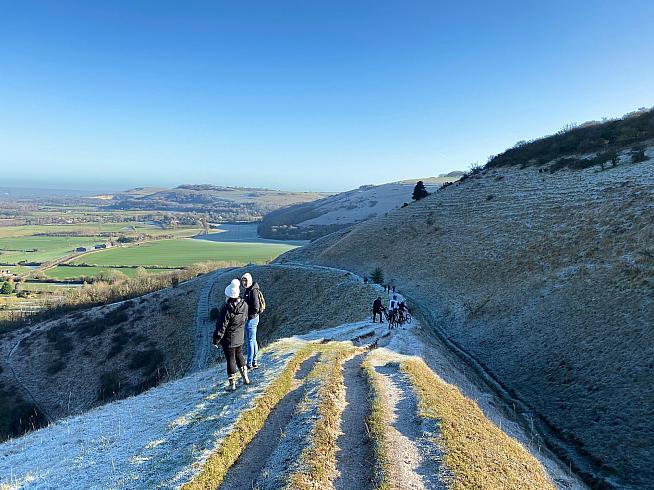 The descent from Devil's Dyke to Fulking was icing on a cyclocross cake.