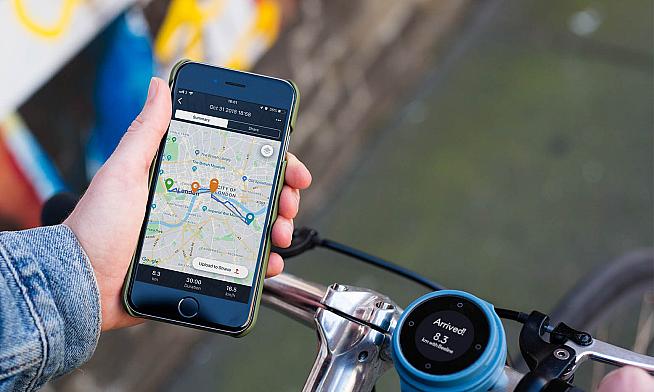 Plot a route on the accompanying app and the Beeline will point the way.