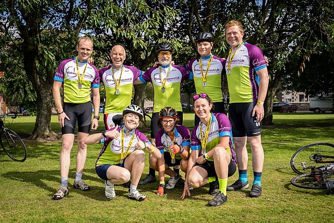 Cyclists on the Tour O The Borders sportive raise valuable funds for Kidney Research UK.