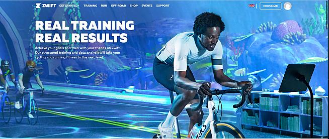 Zwift turns indoor training into an immersive gaming experience.