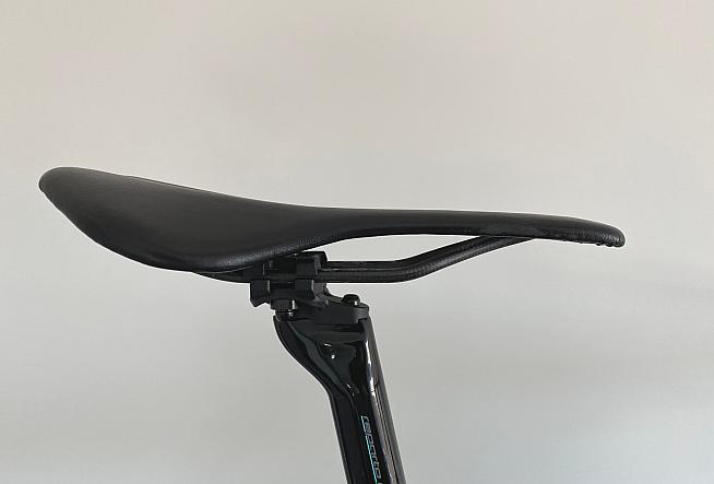 The Berk Lupina is a full carbon padded  saddle weighing under 100g.